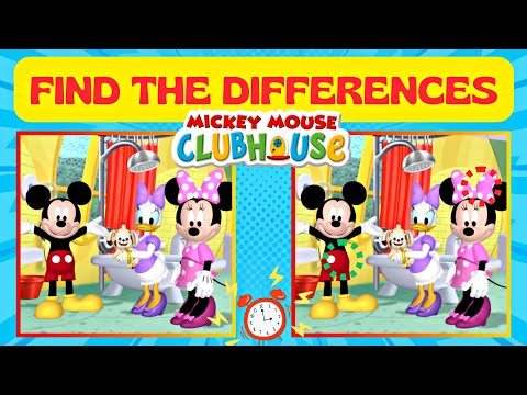 Mickey Mouse Clubhouse: Spot the differences / Pluto takes care of Bella - Disney Junior