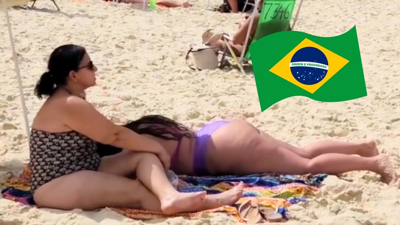 🇧🇷 Copacabana Beach – Bikini Girls – Rio, Brazil – 2023