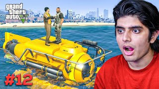 I STOLE A GOVERNMENT SUBMARINE | GTA 5 PART 12 (HINDI DUBBED)