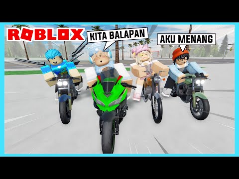 Aku Dan Adiku Menjadi Pembalap Motor Tercepat Di Roblox Brookhaven ft @Shasyaalala