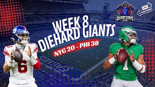 Week 8 Giants vs Eagles