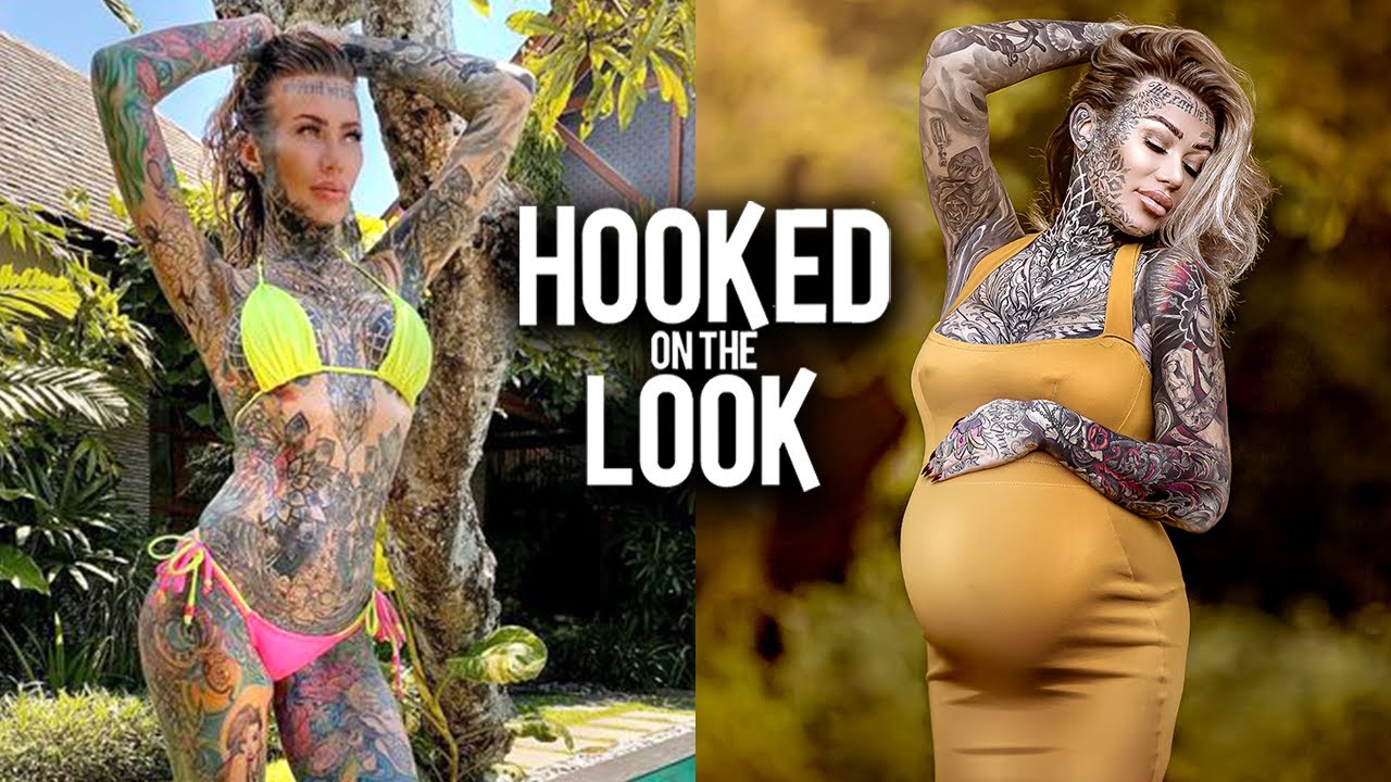 Mum-to-be is 90% covered in tattoos - hooked on the look