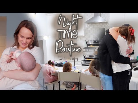 Night time routine | 4 kids & a baby | Ep4