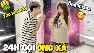 Thử Thách 24H Gọi Quang Con Là " Ông Xã " Và Cái Kết ?