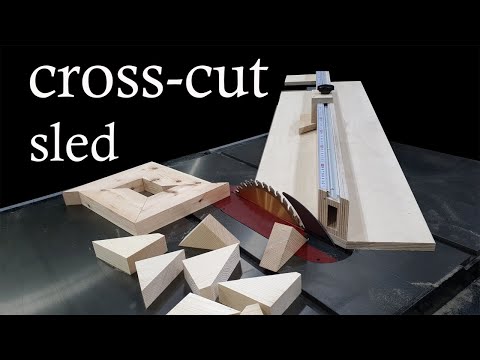 45˚ cross cut/length adjustable cross cut sled/one-way cross cut sled/table saw cross cut