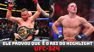 UFC 324 MELHORES  MOMENTOS DO UFC 324 Justin Gaethje VS Paddy Pimblett  O REI "Highlight VOLTOU