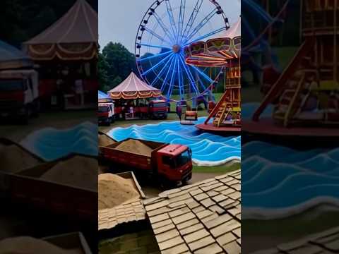 Masuk ke wahana pasar malam