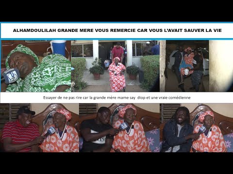 Essayer de ne pas rire car la grande mère  mam  Mame say Diop et une vraie comédienne🤣 oh la santé