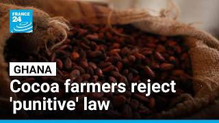 YouTube video thumbnail: Ghana Cocoa Farmers Reject New 'Punitive' Land Conversion Law