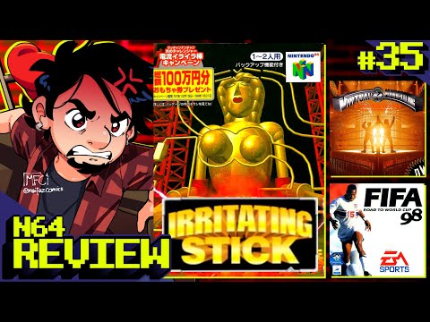 Zerando64 - Irritating Stick | Virtual Pro Wrestling 64 | FIFA 98 (Análise)