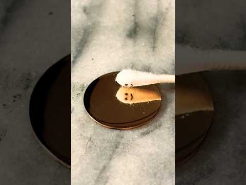 コイン磨き 10炎蛇魔をここまで削ると犯罪です #古銭 #oldcoins