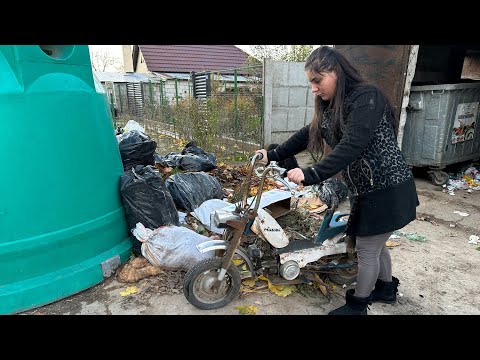 Restoration Abandoned Old Moped Motobi Motorrela