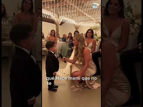 🤣 Peque celoso de los piropos: "¡YO soy el guapo!" 🤵👶💅😂 #Shorts