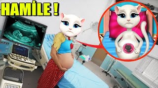 MY TALKİNG ANGELA HAMİLE OLDU! YENİ BEBEĞİ OLDU !! (Gerçek Hayatta Angela)
