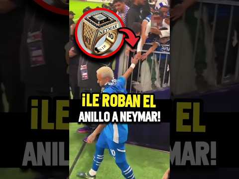 Un fan le roba el anillo a Neymar