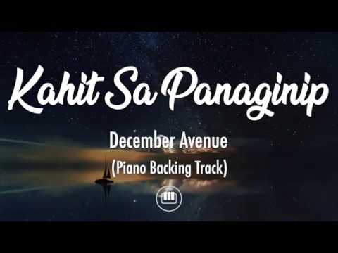Kahit Sa Panaginip – December Avenue (Piano Backing Track)