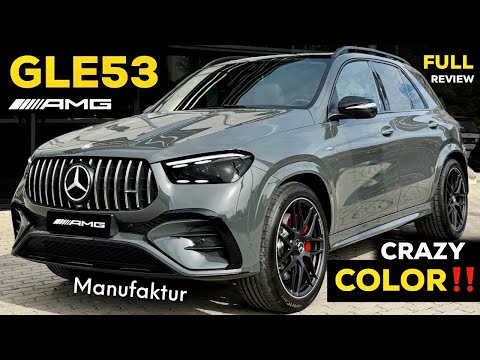 2025 MERCEDES GLE 53 AMG NEW CRAZY MANUFAKTUR SPEC! FULL In-Depth Review Exterior Interior