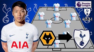 TOTTENHAM | TOTTENHAM POTENTIAL STARTING LINEUP WITH TRANSFERS HWANG HEE-CHAN, TRANSFER WINDOW 2024