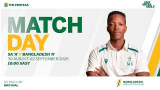 SA A Men vs Bangladesh A Men - Second 4-Day Match - Day 4 Live from NWC Oval , Potchefstroom