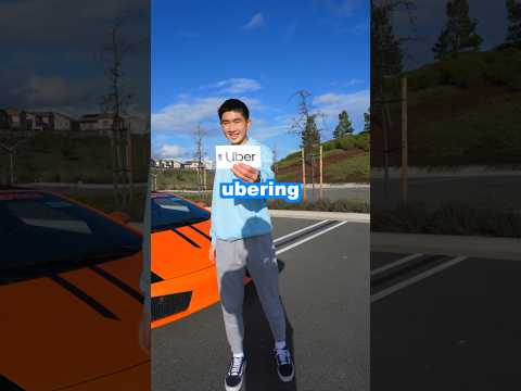Ubering People in my Lamborghini! #shorts