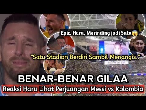 “Semua Nangis Terharu..” Ketika Satu Stadion Dibuat Merinding Lihat Perjuangan Messi vs Kolombia