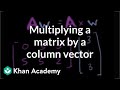 Matrix-Vector Multiplication Concepts