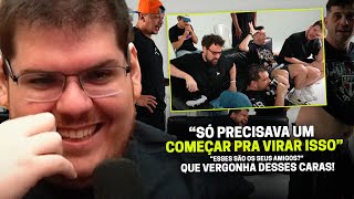 CASIMIRO REAGE: QUEM É O BEBUM?! COPA CIRROSE ft. AQUELES CARAS E JÚLIO COCIELO | Cortes do Casimito