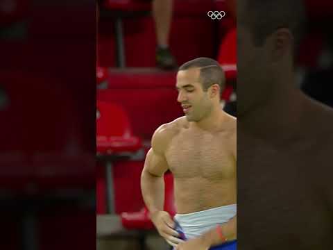 He did this at the Olympics. 😮