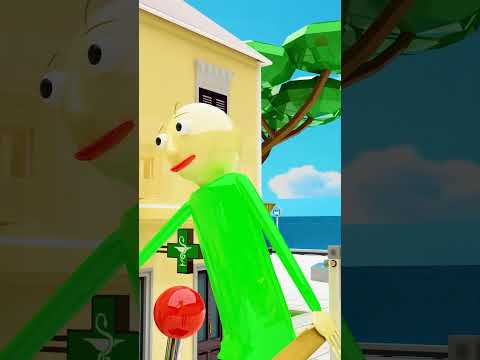 Help Cameraman Pass Baldi Pit Trap IQ Test vs Blue Smurf Cat