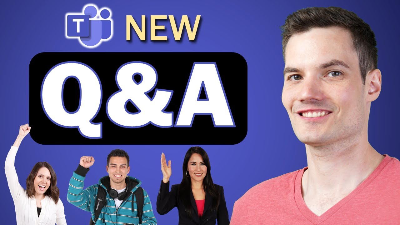 How to add Q&A App to Microsoft Teams meeting - Kevin Stratvert