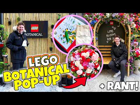 LEGO BOTANICAL Building Event VLOG + RANT!