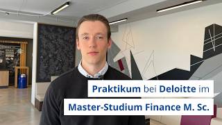 Praktikum bei Deloitte im Master-Studium Finance M. Sc. | accadis Hochschule