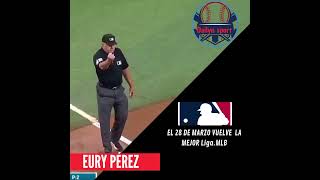 #mlb Eury Pérez listo para lanzar la MLB juegos oficiales para el calendario es el 28 de marzo