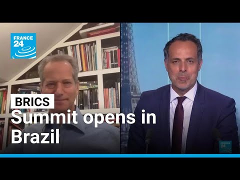 YouTube video thumbnail: BRICS Summit Opens in Brazil Without Xi Jinping and Putin