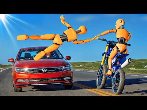 Motorbike and Car Crashes #04 [BeamNG.Drive]
