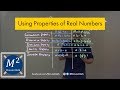 Exploring Properties of Real Numbers