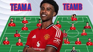 ANDREY SANTOS ✅️ MANCHESTER UNITED TEAM A AND TEAM B WITH ANDREY SANTOS UNDER MICHAEL CARRICK 