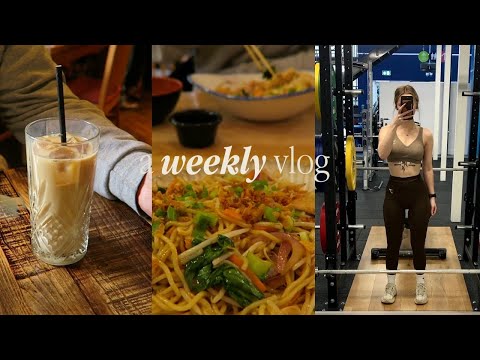 a weekly vlog | half marathon training and date nights