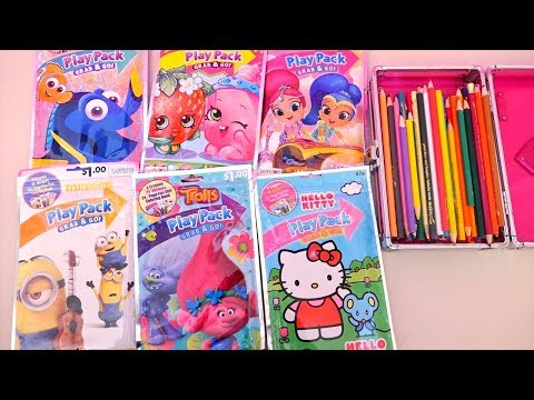 Colorir Trolls, Hello Kitty, Shimmer & Shine, Shopkins, Procurando Dory -Brinquedonovelinhas