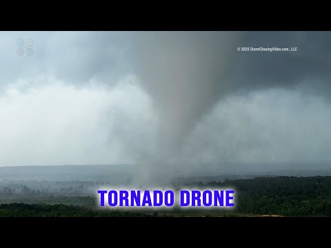 Amazing Drone footage of the large tornado in Cass County, MN
