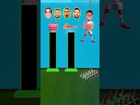 Who will save Ronaldo ?🥹#shorts #ronaldo #messi #apt #funny #kids #football