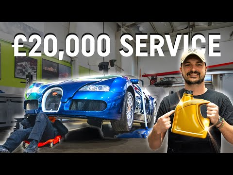 Why A Bugatti Veyron Oil Change Costs £20,000!