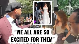 OMG 😍! Ross Travis & Abigail Couldn't Hide Their Excitement for Taylor & Travis Kelce's Wedding ❤️