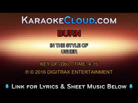 Usher – Burn (Backing Track)