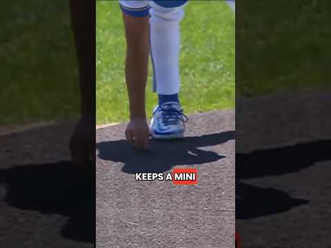 His mini dinosaur gives him confidence! #shorts #mlb #ucla