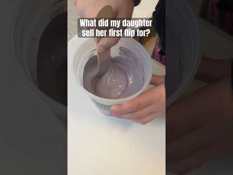 My 11 year old sold her first FURNITURE FLIP for WHAT?! ??