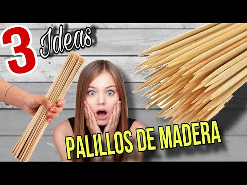 TRANSFORMA Simples PALILLOS DE MADERA en EXTRAORDINARIAS IDEAS para el HOGAR| DIY HOME DECOR