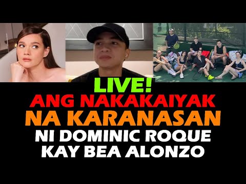 LIVE! BEA ALONZO AND DOMINIC ROQUE ANG NAKAKAIYAK NA KARANASAN KAY BEA ALONZO! Jessie Ferrer 7