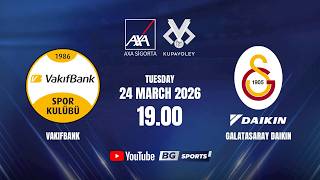 LIVE🔴 : Vakifbank  vs Galatasaray Daikin | AXA Sigorta Efeler Ligi 2025/26 Semi-Finals | 24.03.26