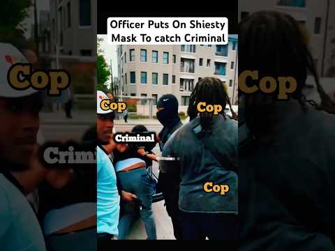 OFFICER With a Ski Mask On #shorts #police #fy